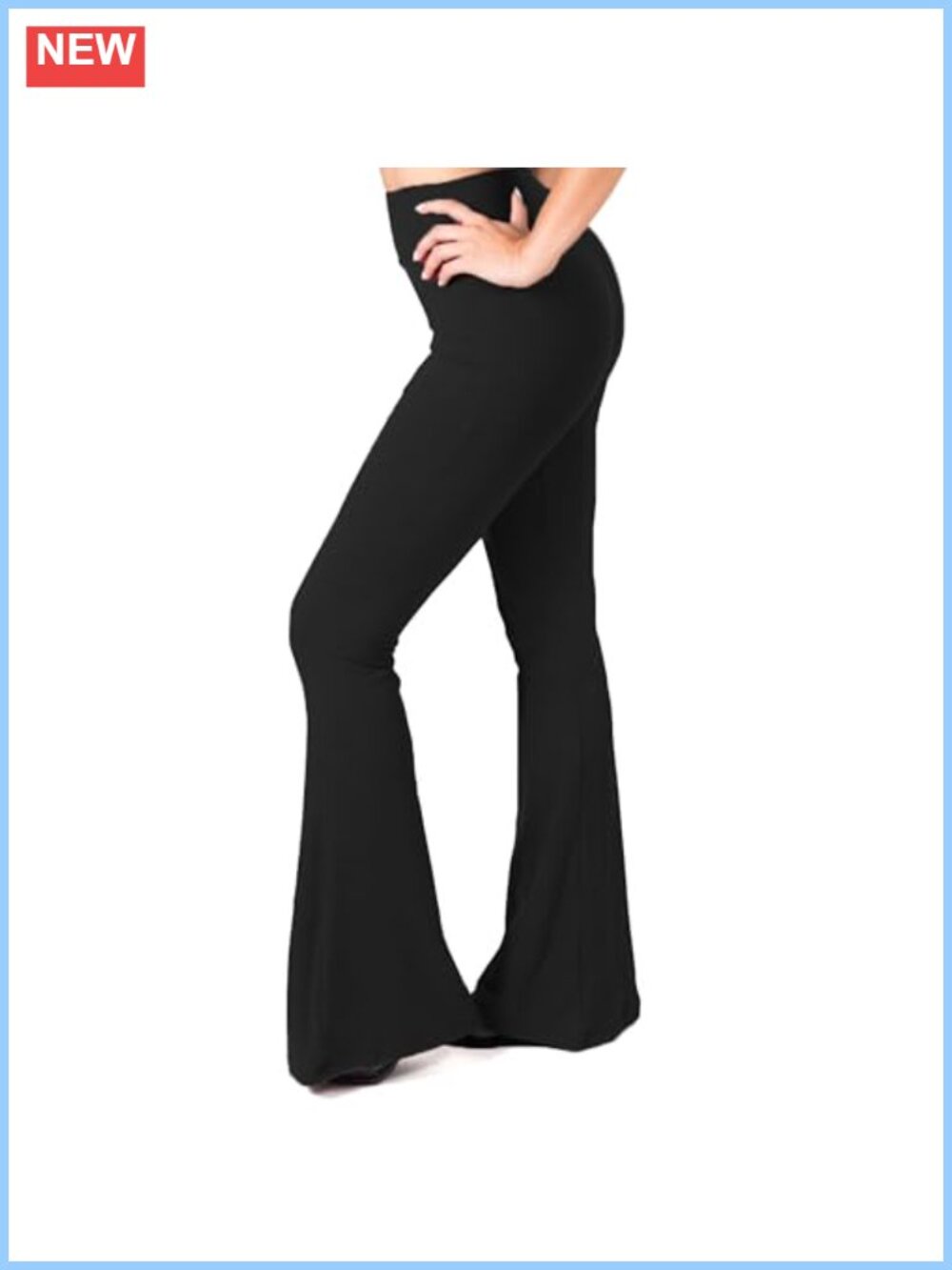 High Waisted Flare Leggings Women Yoga Bell Bottom Palazzo Pants